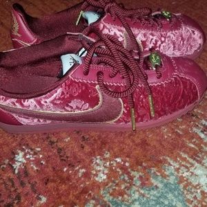 Women's red Cortez shoes